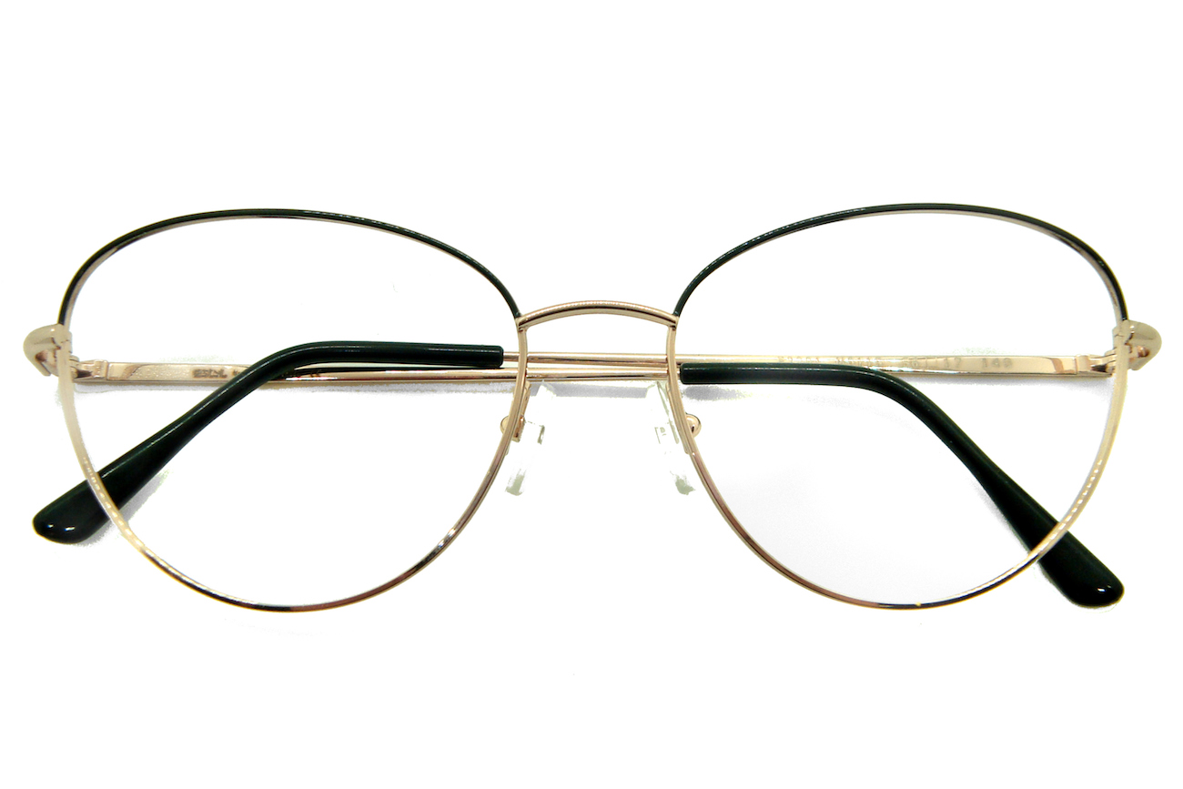 CATEYE-Oro-tenue-Bianco-meta-cerchio-superiore-1