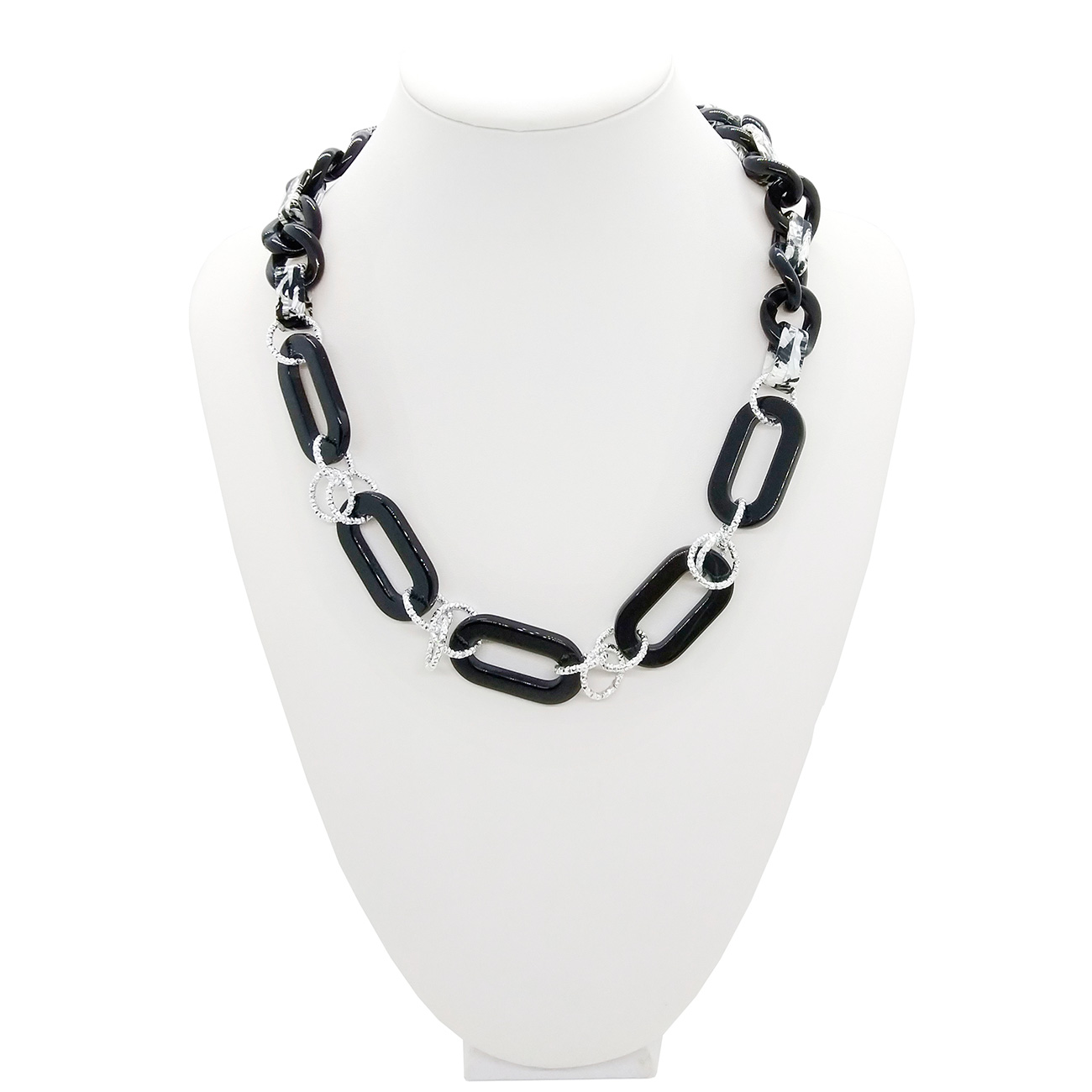 ECOO1-Necklace-cotton-flower-BiancoNero-4