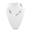 ECOO3-Necklace-cotton-flower-Bianco Perla-Viola-Giallo -ArgentoPerla-4