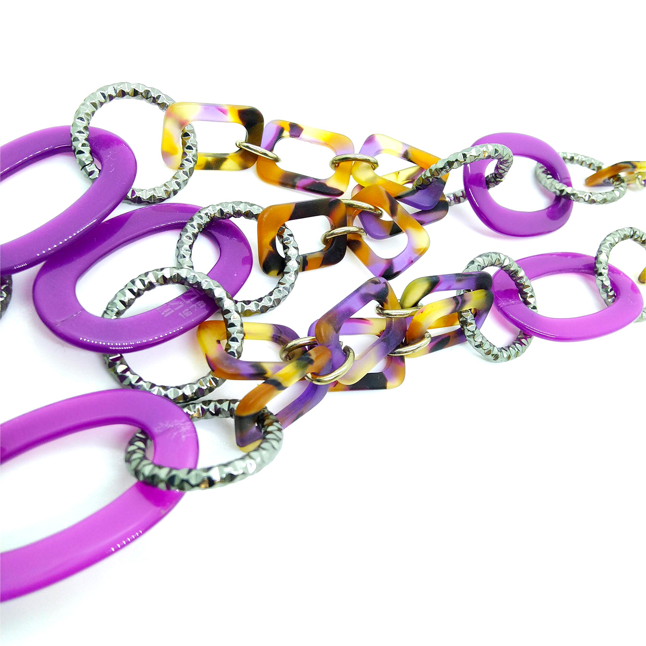 ECOO5-Necklace-cotton-flower-magenta-tartaruga-viola-3
