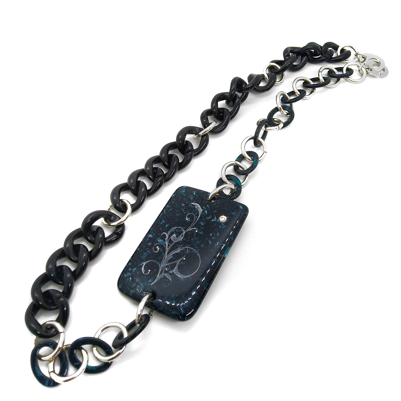 ECOO6-Necklace-cotton-flower-Nero-Nero-Azzurro-1