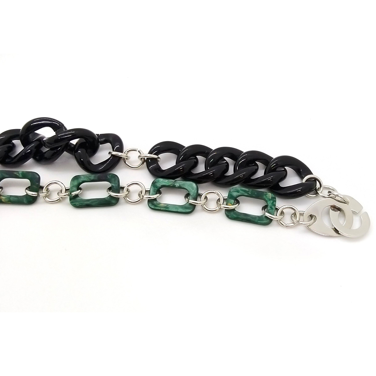 ECOO7-Necklace-cotton-flower-Nero-VerdeSmeraldo-Bordeaux-3